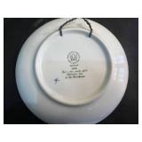 Bing & Grondahl Blue Transferware Christmas Plates Set (Denmark)