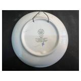 Bing & Grondahl Blue Transferware Christmas Plates Set (Denmark)