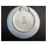 Bing & Grondahl Blue Transferware Christmas Plates Set (Denmark)