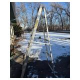 Sears Craftsman 8 ft Aluminum Step Ladder - A-Frame, 5 ft 9 in Standing Level