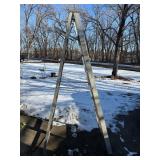 Sears Craftsman 8 ft Aluminum Step Ladder - A-Frame, 5 ft 9 in Standing Level