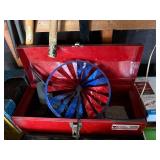 General Tools Hand & Power Tools in Red Toolbox - Hammers, Drill, Saws & More