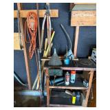 Vintage Workshop Tools Collection - Bellows, Pliers, Hammers, Extension Cord & Lubricants