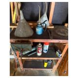 Vintage Workshop Tools Collection - Bellows, Pliers, Hammers, Extension Cord & Lubricants