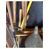 Vintage Workshop Tools Collection - Bellows, Pliers, Hammers, Extension Cord & Lubricants