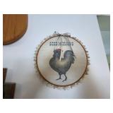 Assorted Wall Decor Bundle: Welcome Sign, Denmark Plate, Crosses & Spoons, Heart Hangings