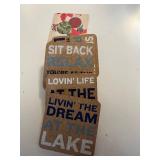 Craft Decor Collection - Cross-Stitch Frames, Crochet House Kleenex Cover, Windmill Scent Cover, Candle Centerpiece, Mini Chair