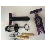 Flatware Set - Bone-Handled & Wood-Handle Silverware, Corkscrew & Glass Bowl