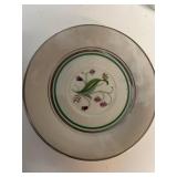 Royal Worcester Blue Bird 3649 Porcelain Figurine & Assorted Glassware Collection