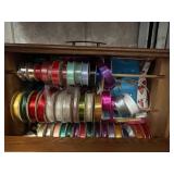 Contents of Kitchen Drawers With Greeting Cards & Ribbon Spools