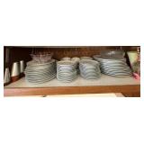 Noritake White Brook Dinnerware Set - Japan Pattern, Plates, Bowls, Cups