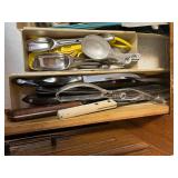 OXO Kitchen Utensils Drawer - Spatulas, Ladles, Spoons, Tongs, Whisk