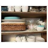 Centura by Cambridge White Dinnerware Set - Plates, Bowls & Cups