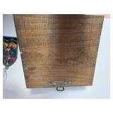 Seashell Display Plaque with Plastic Stained-Glass Ornaments and Crochet Decor