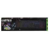 CYLO Gamer Pro Keyboard + Mouse - ***NEW*** USB Powered Light Strip with Wireless Remote