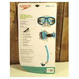 Speedo Kids Surf Gazer Mask Snorkel Set Ages 3-8 Yellow Blue