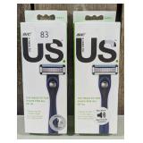BiC Us. 5-Blade Unisex Razor Handle + 2 Blade Refills (set of 2)