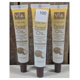 Via Natural Ultra Care Cocoa Butter Oil, 1.5 fl oz (set of 3)