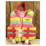 Speedo Child PFD Life Jacket Vest Pink Popcicle
