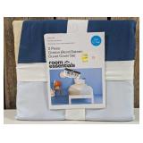 Room Essentials - Cotton Blend Sateen Duvet Cover and Sham Set