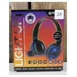Sentry Light Up Headset Headphones and Boom Mic Gaming