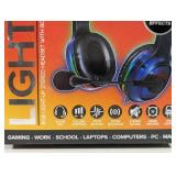 Sentry Light Up Headset Headphones and Boom Mic Gaming