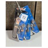 Bell Automotive 22-1-45915-8 Anti-Theft License Plate Fastener (set of 4)