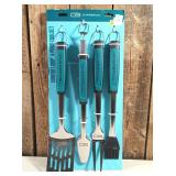 Char-Broil 4pc Comfort Grip Tool Heat-Resistant Grill Cookware Set