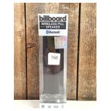 Billboard Wireless Pill Speaker, Black