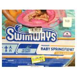 Swimways Sun Canopy Spring Float with Hyper-Flate Valve: Baby Pool Lounger