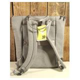All in Motion Gray Faux Neoprene Tote Backpack - Water Repellent Everyday