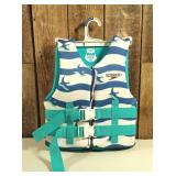 Speedo Youth Life Jacket Vest - Blue/White Junior 50-90 Pounds