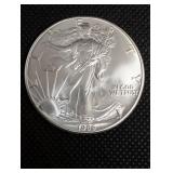 American Silver Eagle 1 oz Fine Silver Dollar (1986) - United States Mint