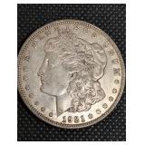 Morgan Silver Dollar 1921-D - One Dollar US Coin