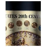 UNITED STATES 20th CENTURY COINS Poster & Bicentennial Constitution Covers Set