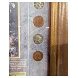 The Trailblazers Framed Coin & Stamp Collage Display