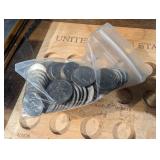 United States State Quarters Collector Display Frame with Bag of Quarters