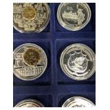 Symbols of Freedom History of America 16-Coin Set - Blue Display Case with Certificate