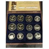Symbols of Freedom History of America 16-Coin Set - Blue Display Case with Certificate
