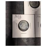 Steel 1943-D Wheat Cents (Lot of 5)