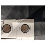 US Indian Head Cents Collection - Assorted Dates, Late 1800s to Early 1900s