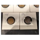 US Indian Head Cents Collection - Assorted Dates, Late 1800s to Early 1900s