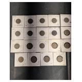 V Nickel Coins - Assorted Years Collection 1891-1912