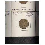 Flying Eagle Cents 1857 & 1858 (Lot of 9)