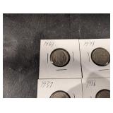 Buffalo Nickels 1934-1937 (16 Coins)