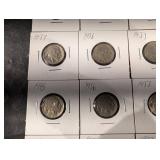 Buffalo Nickels 1934-1937 (16 Coins)