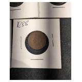 Indian Head Cent Set - 22 Assorted Dates (1860s-1909) in 2x2 Holders