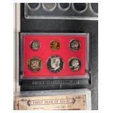 United States Proof Set (6-Coin) with Early Lincoln Cent 1920s & First-Year Issue Cards
