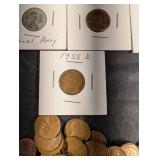 Lincoln Cent Collection (1909-1959) With First-Year Issue & Key Dates