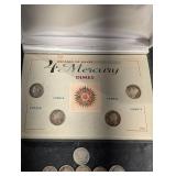 Mercury Dimes - Decades of Silver Dimes Coin Set (1910s-1940s)
